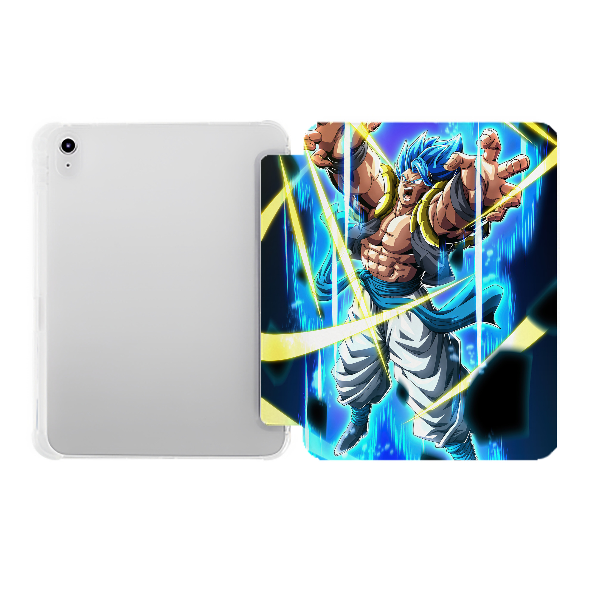 （画像用） ドラゴンボール DRAGON BALL IPad ケース ペン収納付き 三つ折りスタンド PUレザー×シリコン 対応機種9.5/10.5/10.9インチ